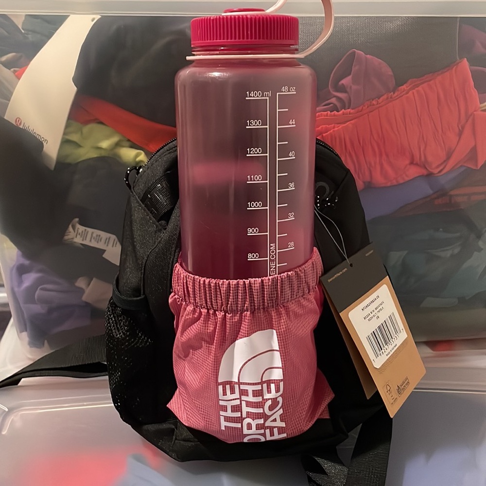 The North Face Bozer Mini Backpack - Red Violet/TNF Black (pink and black) - Picture 11 of 11